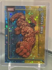 2026 Topps Chrome Marvel The Thing #175 Dazzler’s Silver Rhythm Refractor #/80