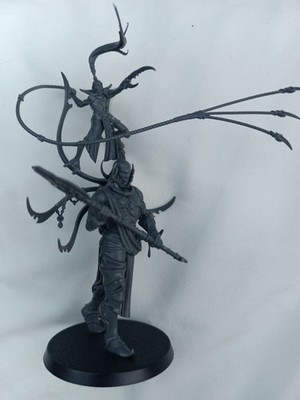 Warhammer 40K Drukhari / Dark Eldar HQ Character Converted Unpainted OOP