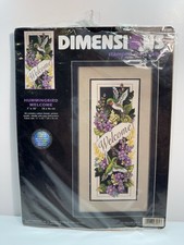 Dimensions Hummingbird Welcome Stamped Cross ...