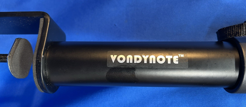 2 Vondynote morsetto desktop altoparlante/monitor studio metallo nero supporti regolabili - Foto 2 di 9