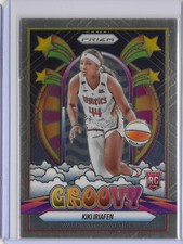 2025 Panini Prizm WNBA #15 Kiki Iriafen Groovy