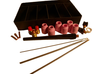 WIG Set 9-20(Ersatzteilkaste) Gaslinse Ausf.passend ESAB EWM LORCH GYS Kemppi MG