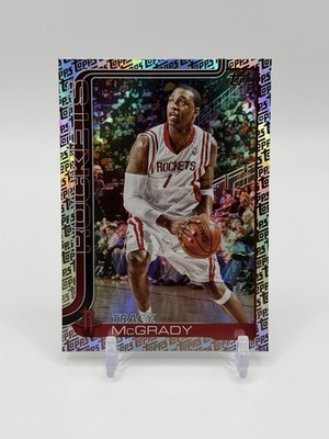 2025-26 Topps Tracy McGrady Foil Pattern Logo Fanatics Exclusive #263 Rockets