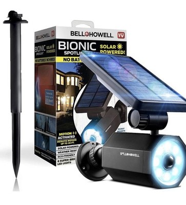 Bell + Howell Bionic Spotlight Original LED Solar Outdoor Motion Sensor Light