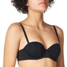 NWT Calvin Klein Women's 32C Perfectly Fit Strapless Push Up Bra QF5677 Black