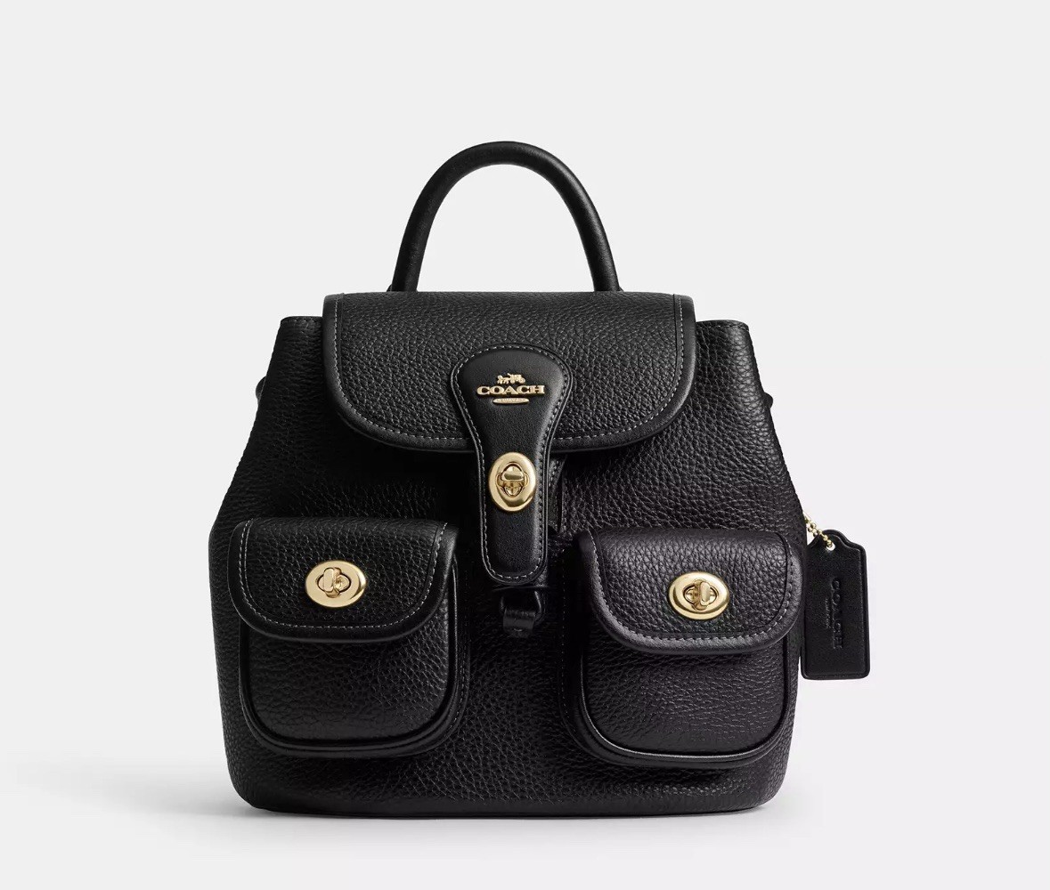 Coach Outlet Hadley Backpack CBH09 IMBLK Black | eBay
