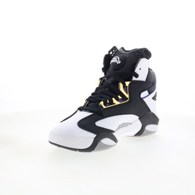 Reebok Men\'s Black High-Top Athletic Sneakers with Gold Accents O Fit All Black Reebok High Tops RB4132 REEBOK SAFETY TOE  main image 4