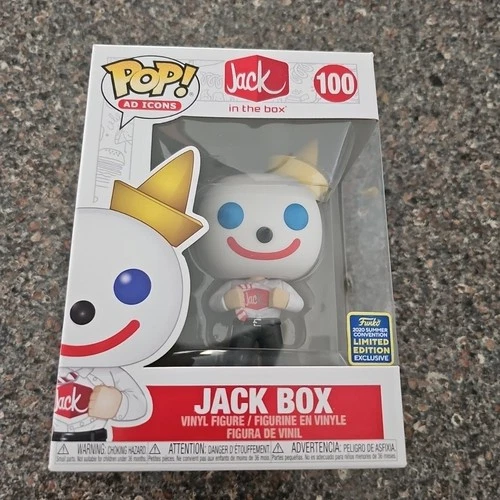 Funko Pop! Ad Icons: Jack in the Box #100 - SDCC Con 2020 Limited Edition Vinyl