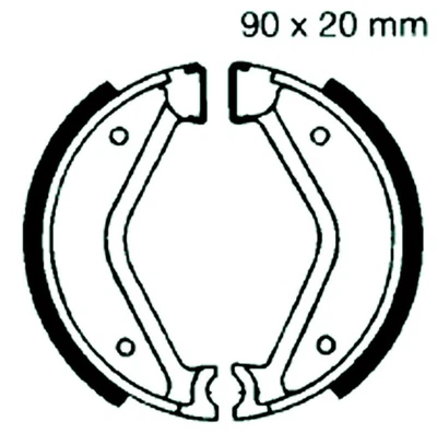 Plaquettes De Frein EBC 970 Puch MS50 50 Avant + Arrière Aluminium - Photo 1/2