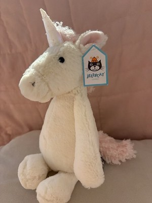 Jellycat Medium Bashful Unicorn Plush Stuffed Animal 14-24 in | eBay
