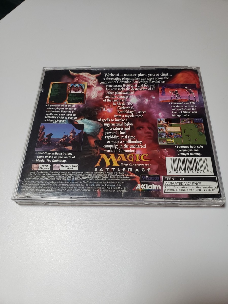 Magic: The Gathering -- Battlemage (Sony PlayStation 1, 1997) for
