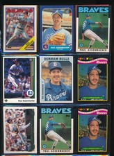 Lot (12) Paul Assenmacher 1985 TCMA Durham Bulls #1 U-5 2 566 4t 266 319 (BP12)