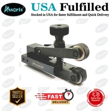 Mini V-Clamp 5-20 mm Adjustable force Spring action Knurling Tool for Lathe