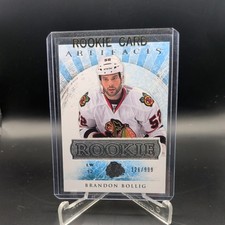 2012-13 Upper Deck Artifacts /999 Brandon Bollig #161 Rookie RC Blackhawks