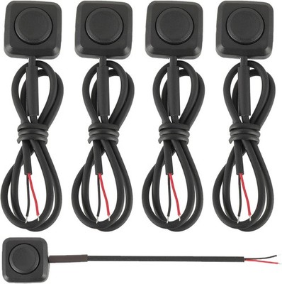 5 Stück 12V/24V Mini Drucktastenschalter Aufputz für industrielle Steuerung, Elec