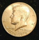 XF/AU 1776-1976-D 50C Kennedy Half Dollar
