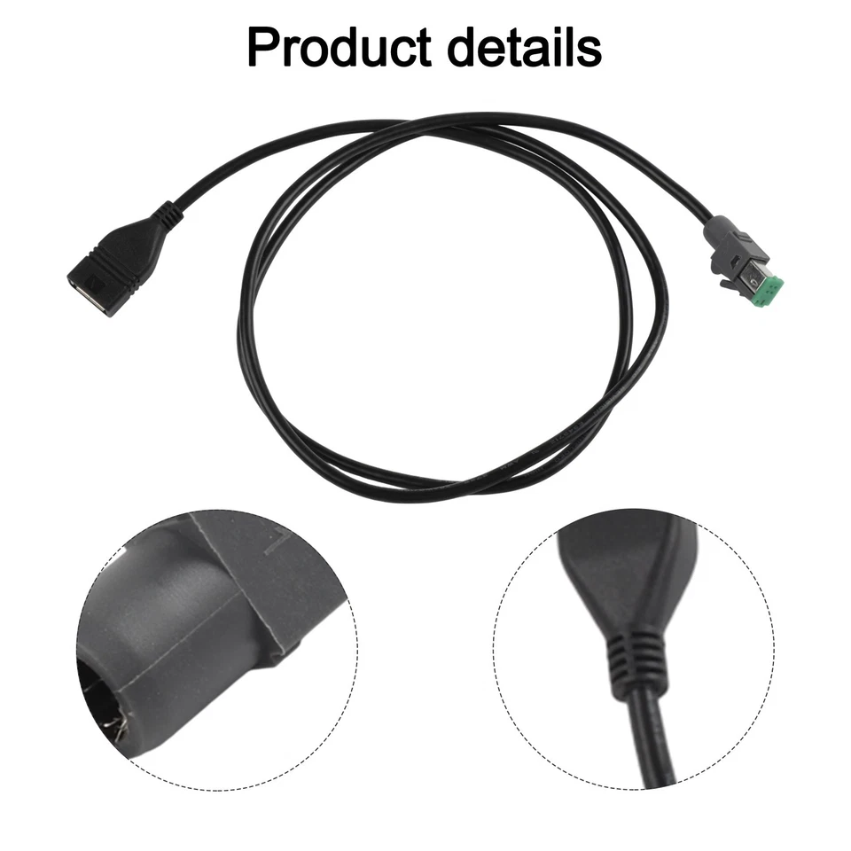 4 Pin USB Connector Cable for Mazda and For Mitsubishi Car Audio Systems - Image 2 of 4