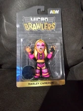 All Elite Pro Wrestling Crate Harley Cameron Chase Micro Brawler Figure - NEW