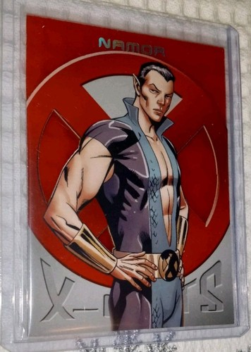 2018 Fleer Ultra Marvel X-Men X-Cuts Red 23/99 Namor #XC14 b7b - Picture 3 of 4