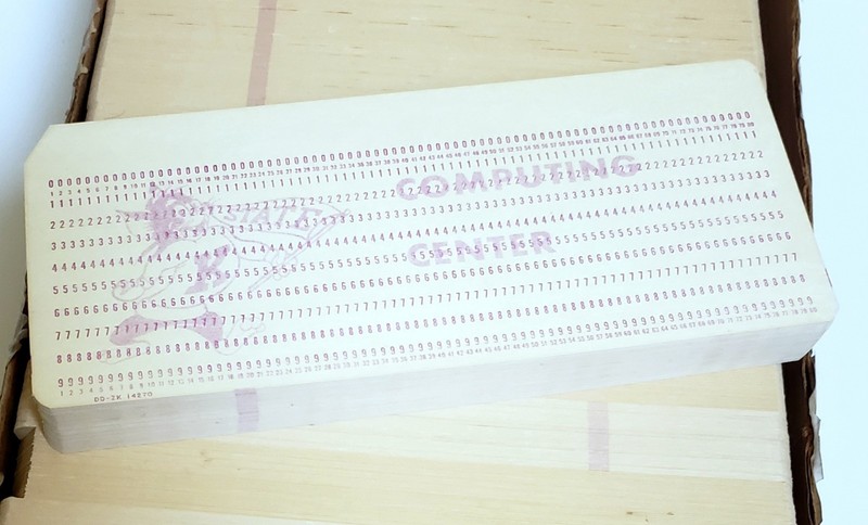 Lot of 100 Vintage Computer Punch Cards KSU K State Wildcats - NOS, Unused
