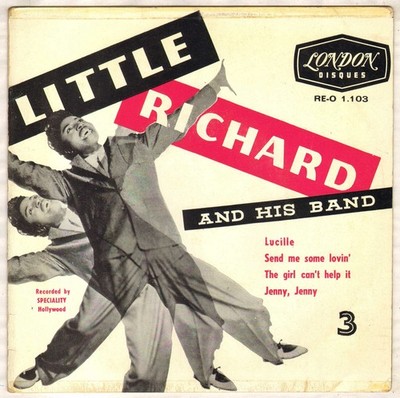 LITTLE RICHARD ''LUCILLE'' EP 1957 LONDON RE-0 1.103 Label rouge