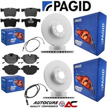 FITS BMW X3 (F25) PAGID COATED FRONT & REAR BRAKE DISCS & PADS SET [2011 - 2017]