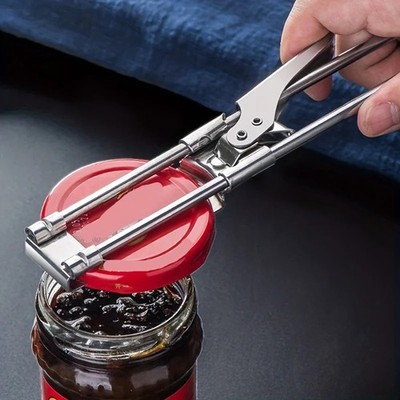 Adjustable Stainless Steel Glass Jar Bottle Opener Lid Remover Kitchen Helper