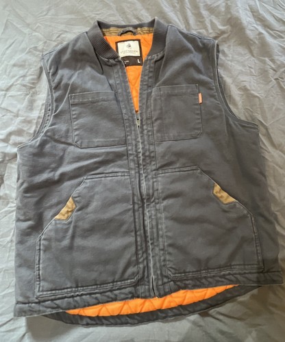 Legendary Whitetails Hunting Vest Size Large Grey/orange - Picture 2 of 22