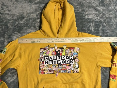 2021 Cartoon Network Mustard Yellow Men's Hoodie Hooded Sweatshirt