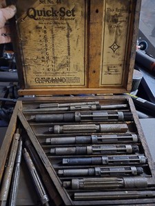 Cleveland Set No44 Adjustable Reamer Set Antique Vintage