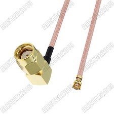 IPX/u.fl to RP-SMA Male  Female Pin  Right Angle Pigtail RG178 Cable Mini-PCI