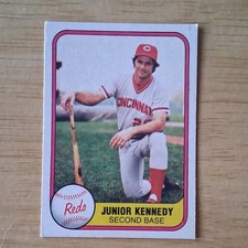 Fleer 1981 Junior Kennedy Cincinnati Reds MLB Base Set Baseball Card #203
