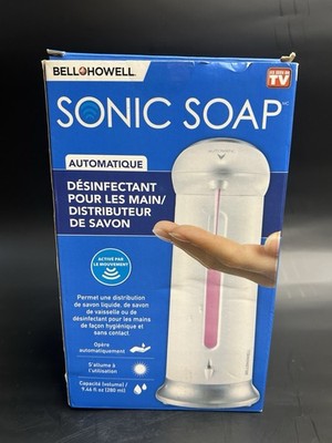 Sonic Soap Automatic Dispenser Motion Activated As Seen on TV NEW No Touch 