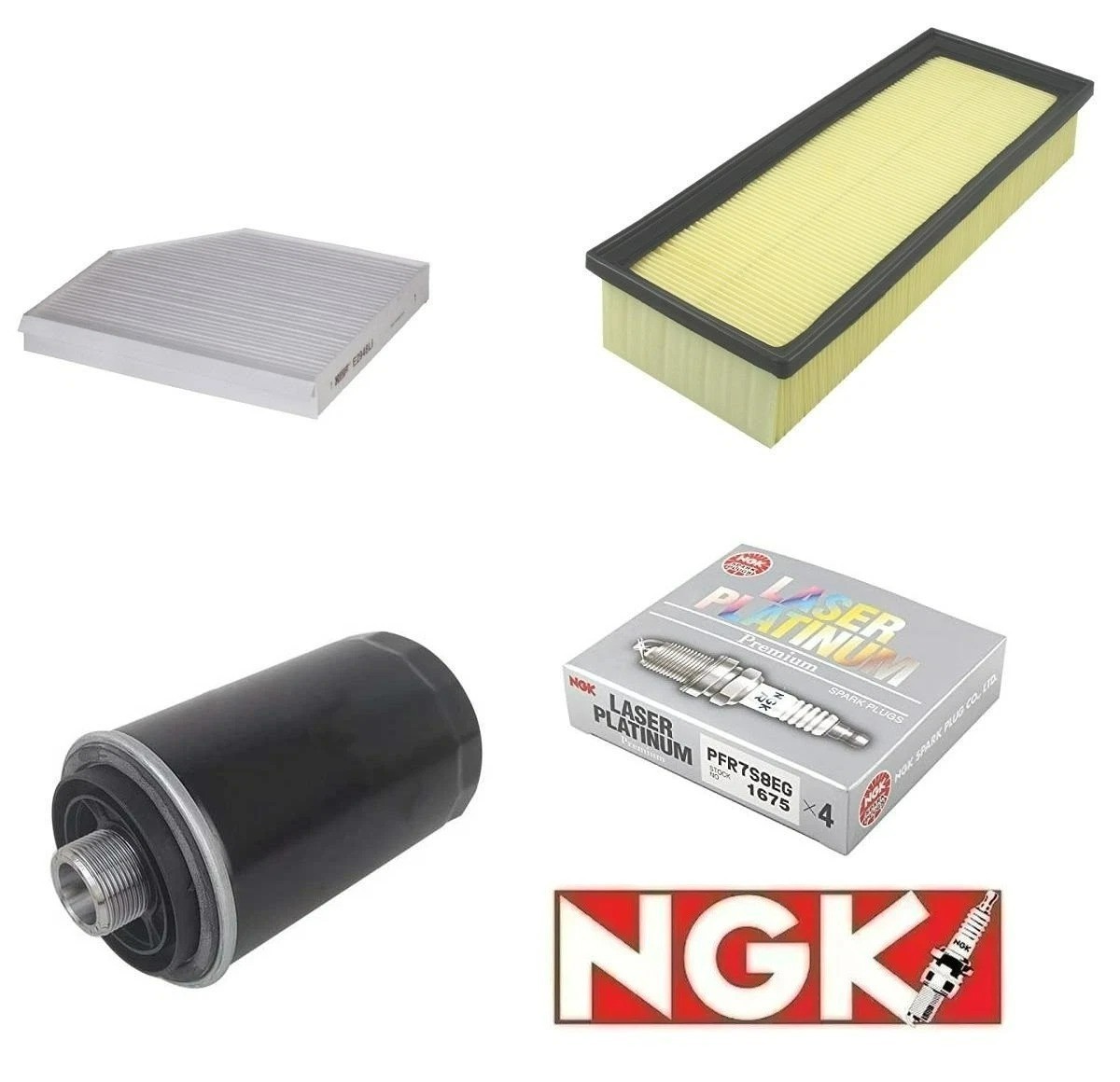 Tune Up Kit NGK Iridium IX fits 2009-2016 Audi A4 2.0T Turbocharged