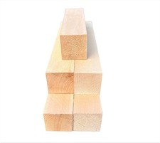 Linde 5X5X40Cm 1Pz Legno Di Tiglio Legno Intagliato Blocco Legno Da Tornire