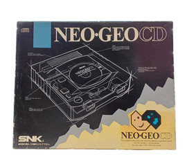 SNK NEOGEO CD Console Front Loading Model 1994 Rare Boxed Works Tested Used