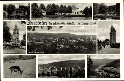 Postcard Iserlohn in the Märkischer Kreis, Alexanderhöhe, Seilersee... - 3975301