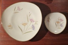 Mid Century Kuchenteller  Gebäckteller Winterling Marktleuthen Bavaria, 2 Teller