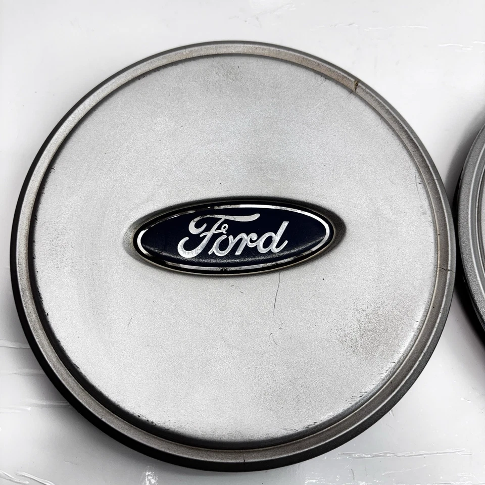 Ford Windstar 2001-2003 16" OEM tapa central plateada 1F221A096AB 3425 par Foto 2 de 4