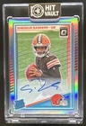 2025 Panini Donruss Optic Shedeur Sanders Rated Rookie RPS Auto Holo Prizm #/199