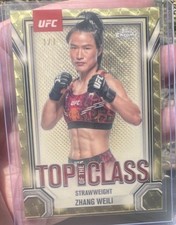 Marketplace image: 2025 Topps Chrome UFC Zhang Weili Top Of The Class Superfractor 1/1 TTC-18