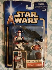 Star Wars Saga Attack Of The Clones zero dots Red Clone Trooper 02-17 2002