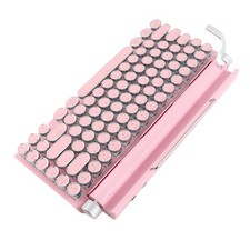 Pink Typewriter Mechanical Keyboard 83 Keys Blue Switch 5.0 Suppor BL