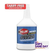 Redline Oil RED11804, One 0W20 Motor Oil 1 Qt Dexos Performance Racing Parts