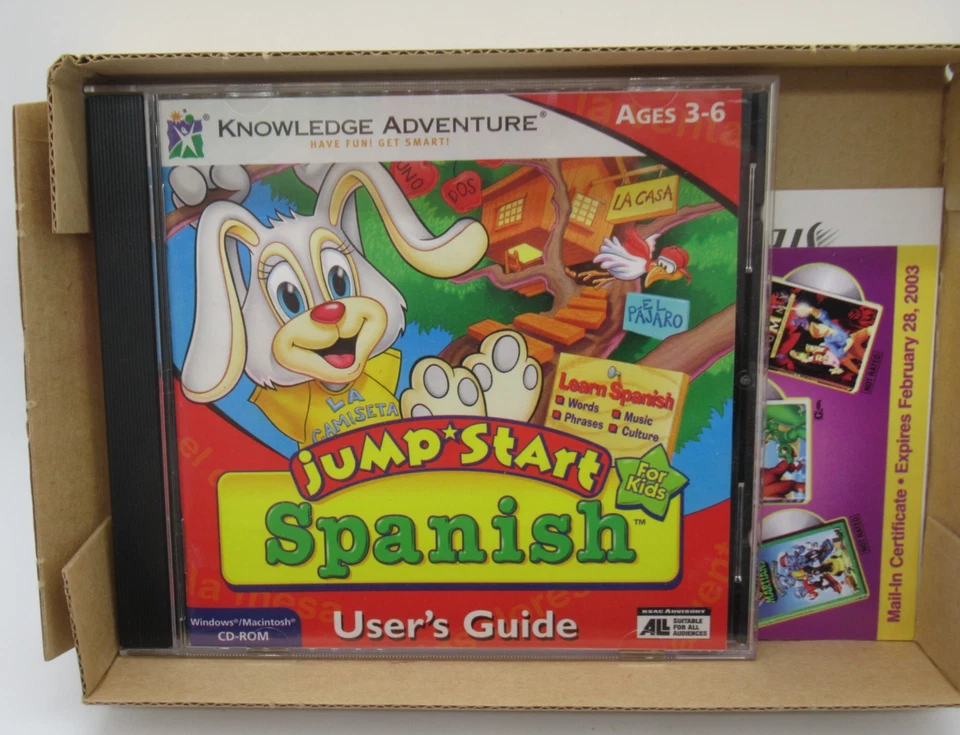 JUMP START: SPANISH PC CD-ROM EDUCATIONAL SOFTWARE, VOCAB, CULTURE, MUSIC + - Image 3 of 3
