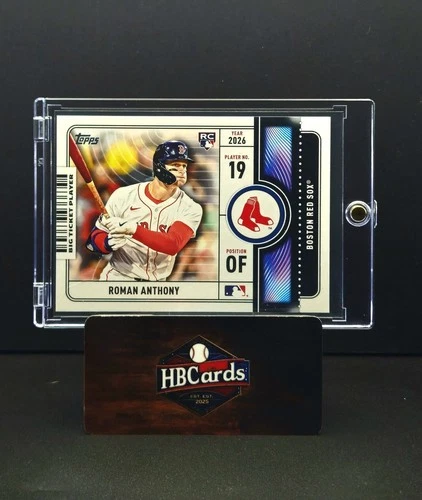 2026 Topps Series 1 Roman Anthony Big Ticket Player #BTP-23 RC Rookie Card