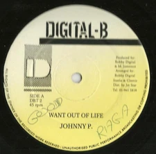 Johnny P - Want Out Of Life  / Cheer Up, 12", (Vinyl)