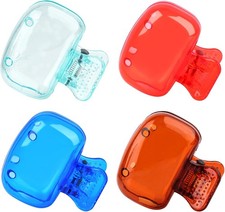 4 Pack Toothbrush Covers, Portable Plastic Toothbrush Head Case for Travel,