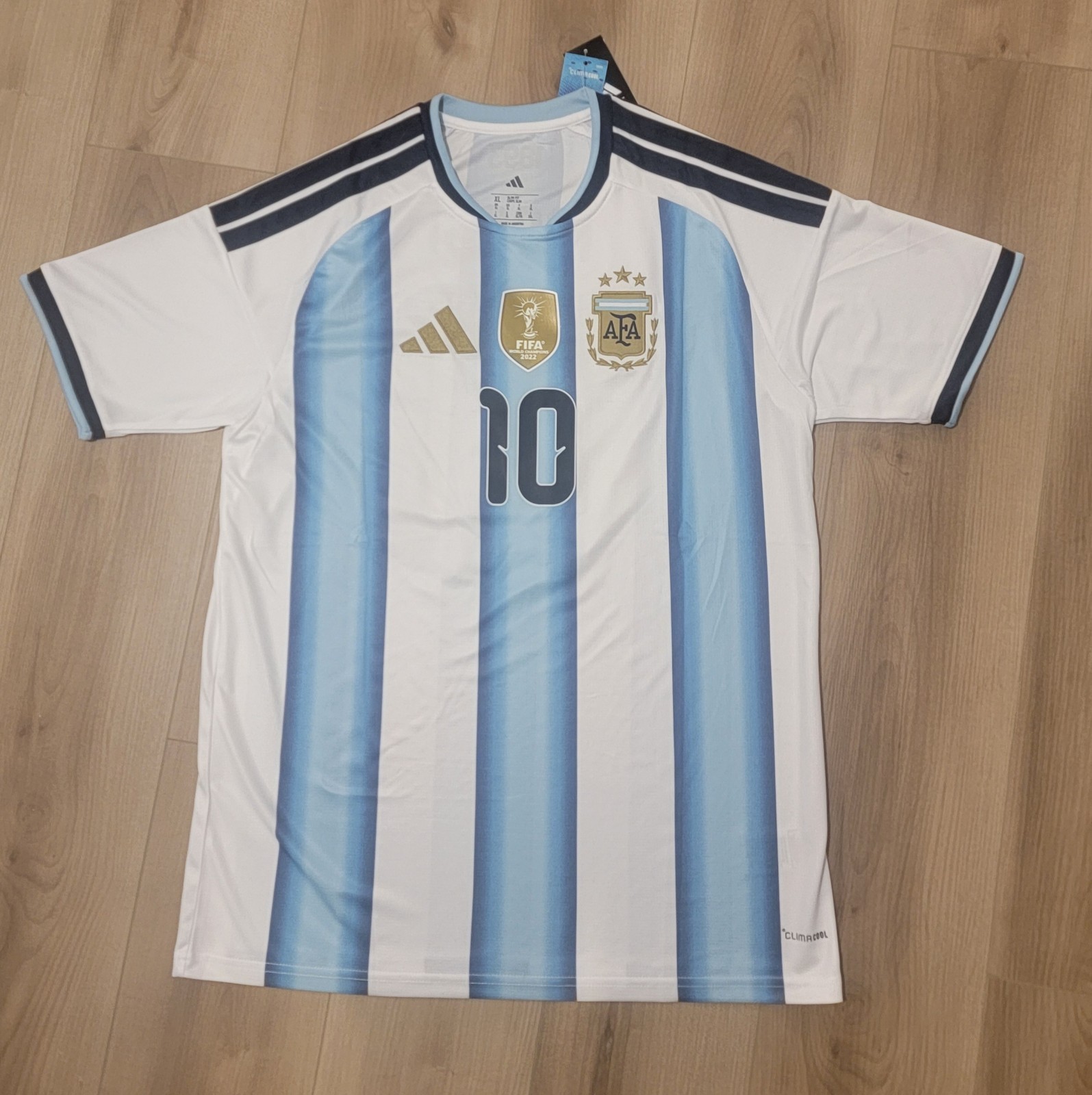 Argentina 2026 Wc Home Jersey Messi #10 Xl New