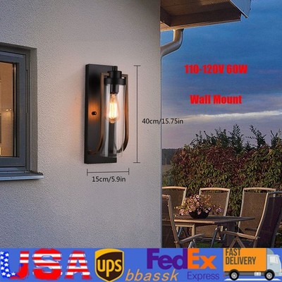 Retro Industrial Farmhouse Rustic Wall Lamp Wall Sconce Iron Loft Light Fixture